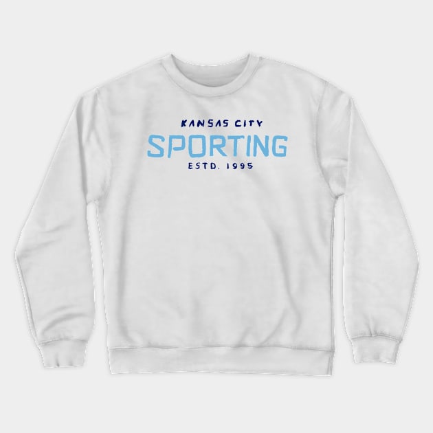 Sportiiiing Kansas City 02 Crewneck Sweatshirt by Very Simple Graph